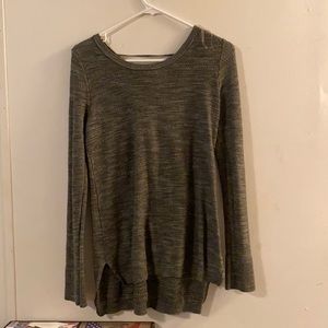 Long sleeve sweater, green olive color, from target